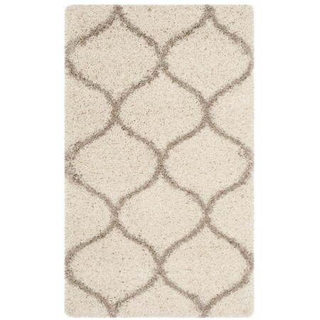 Safavieh Hudson Shag Accent Area Rug, Ivory and Beige - 2 ft.-3 in. x 3 ft.-9 in. SGH280D-24